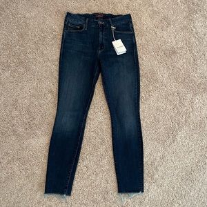 NWT MOTHER the looker ankle fray jeans size 27